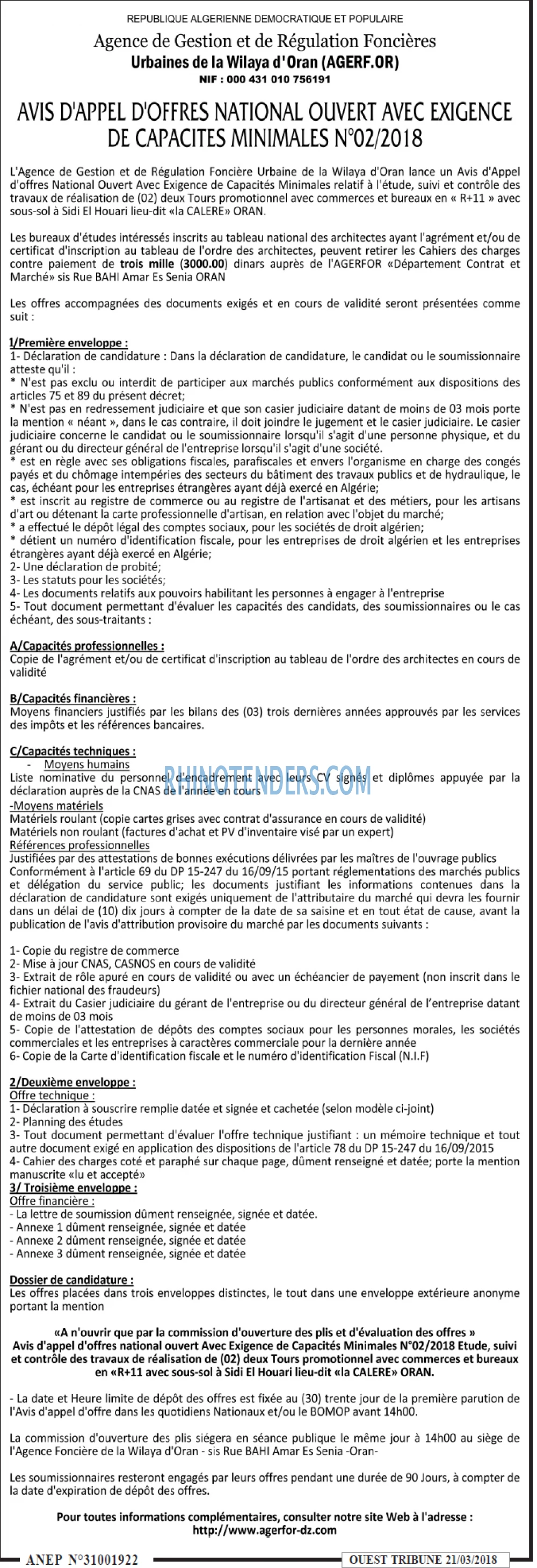 ouest TRIBUNE