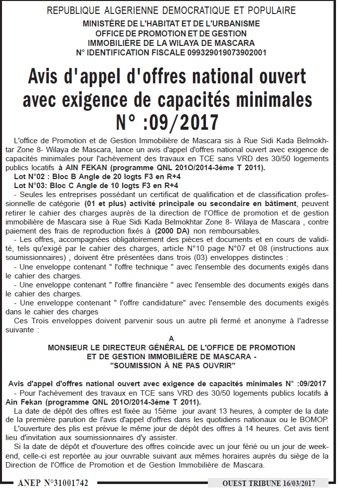 ouest TRIBUNE