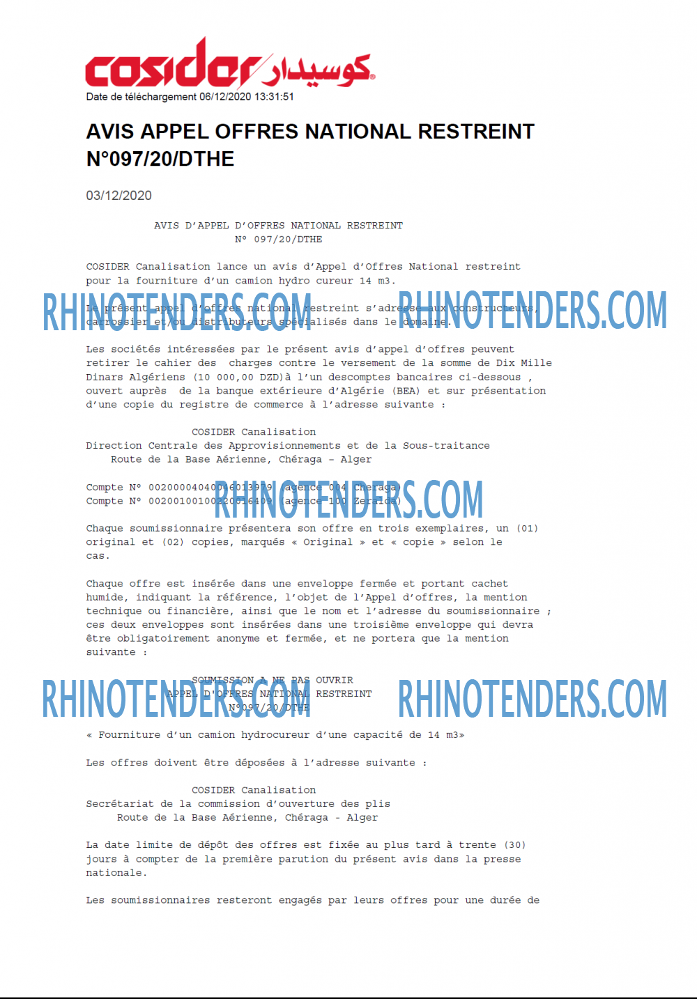 Rhinotenders