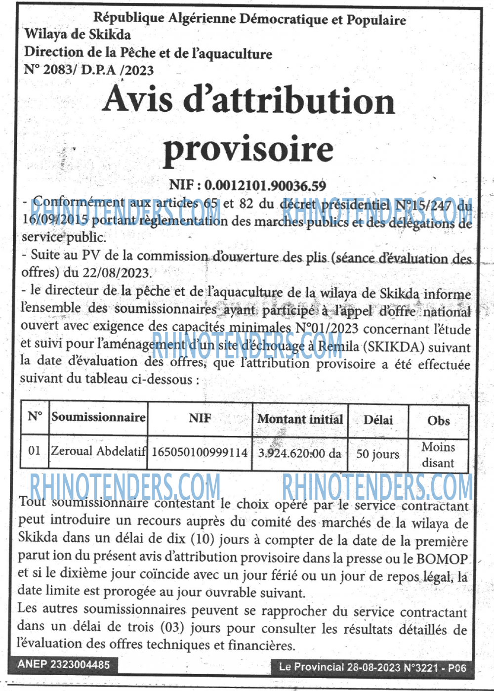 LE PROVINCIAL
