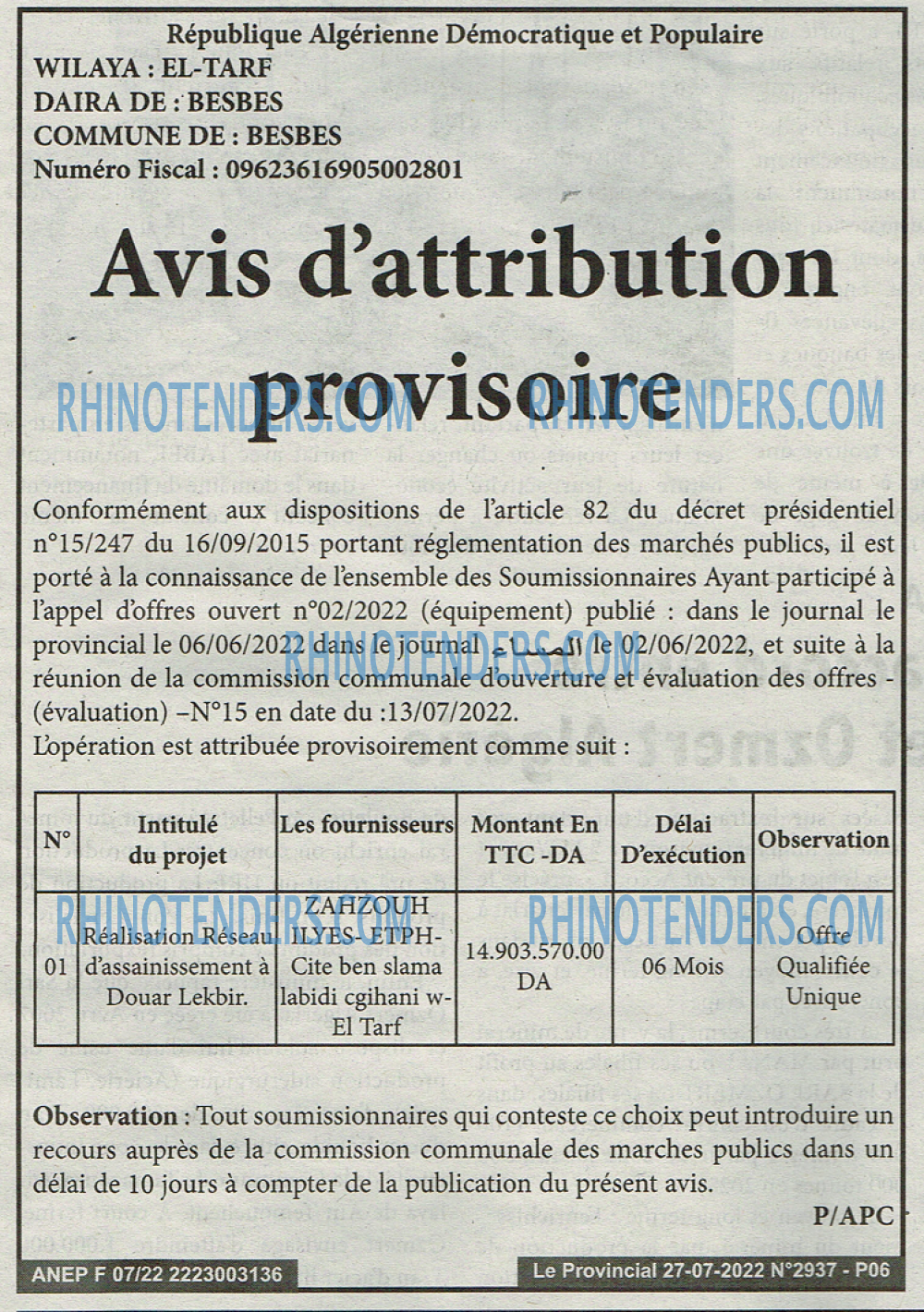 LE PROVINCIAL