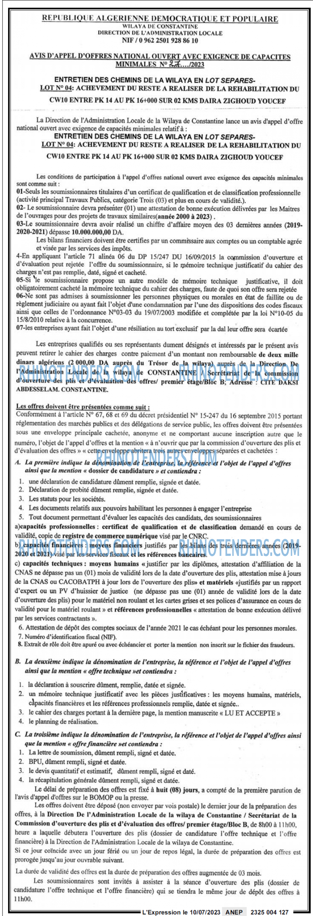 L'EXPRESSION