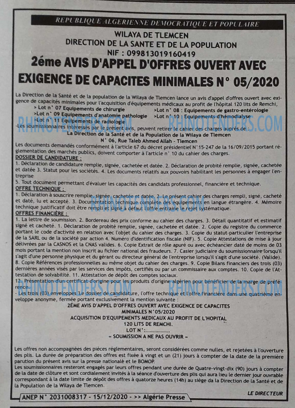 ALGERIE PRESSE