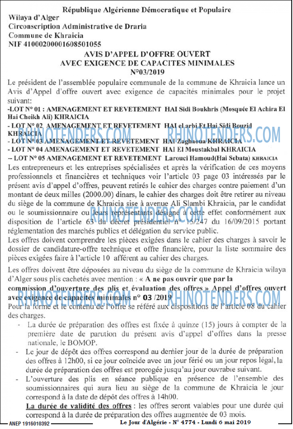 Le Jour d'Algérie