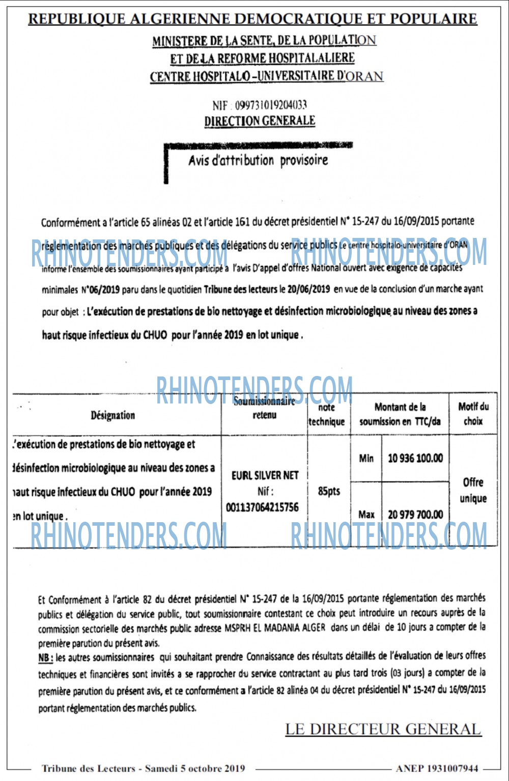 TRIBUNE DES LECTEURS