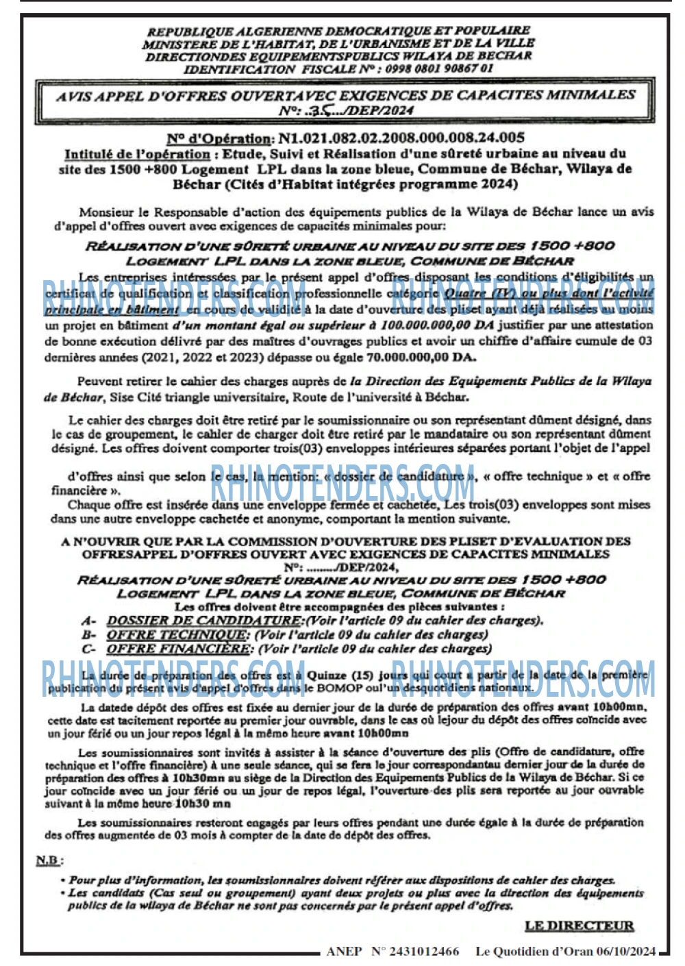 Le Quotidien d'Oran