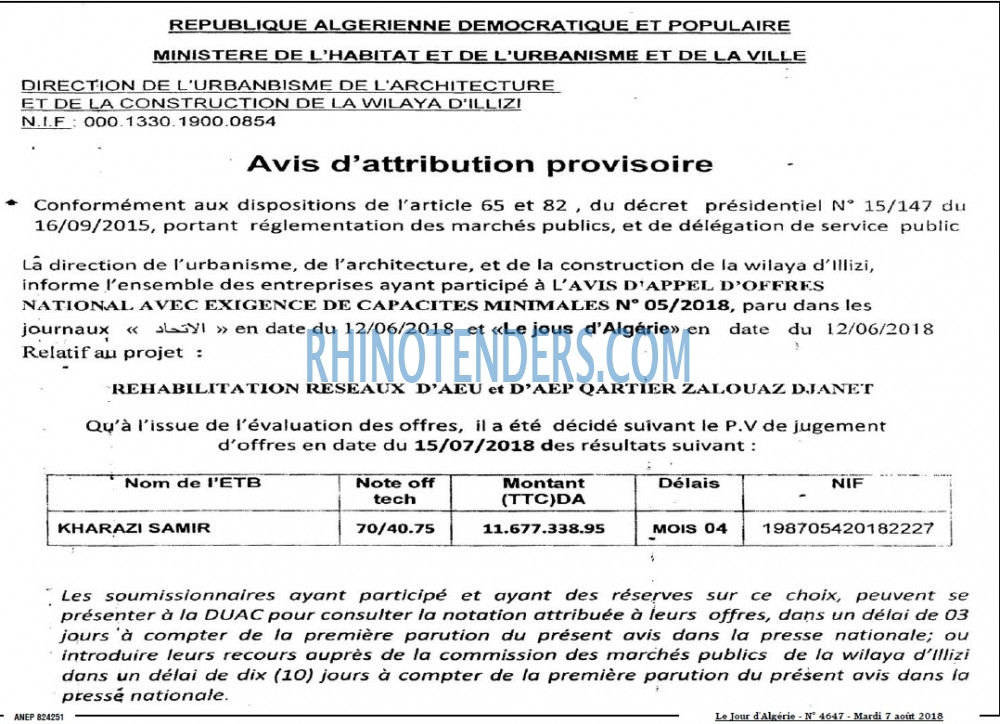 Le Jour d'Algérie