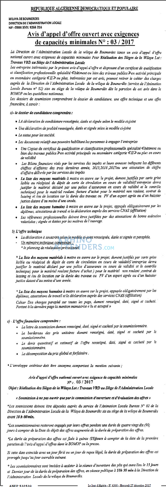 Le Jour d'Algérie