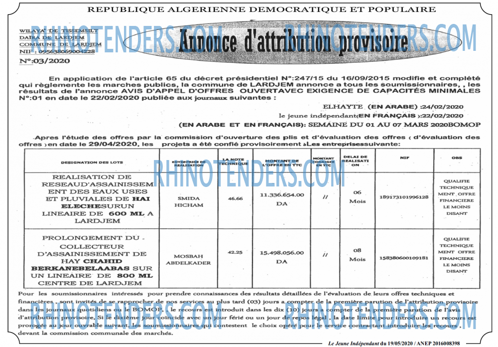 Jeune Independant