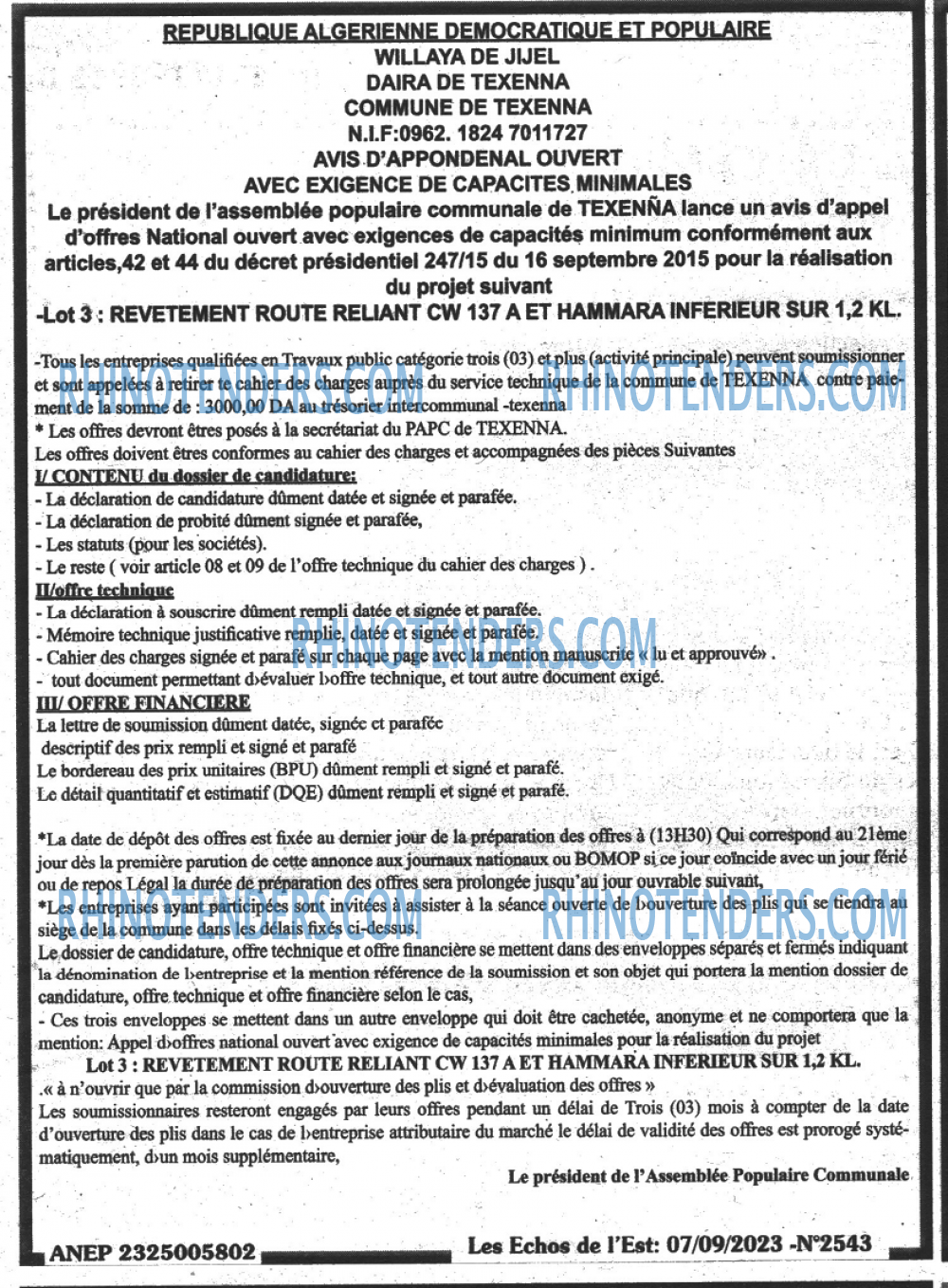 Les Echos de l'Est