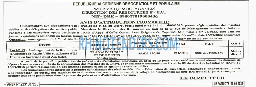 LE PATRIOTE