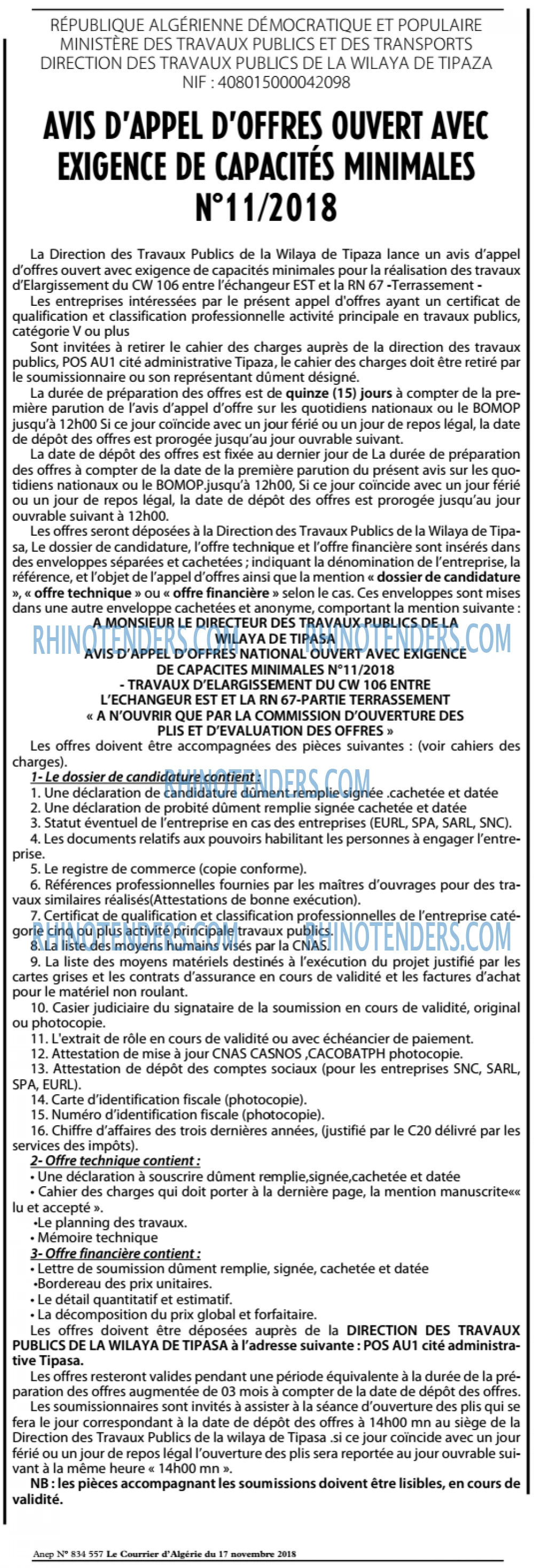 Le Courrier d'Algerie