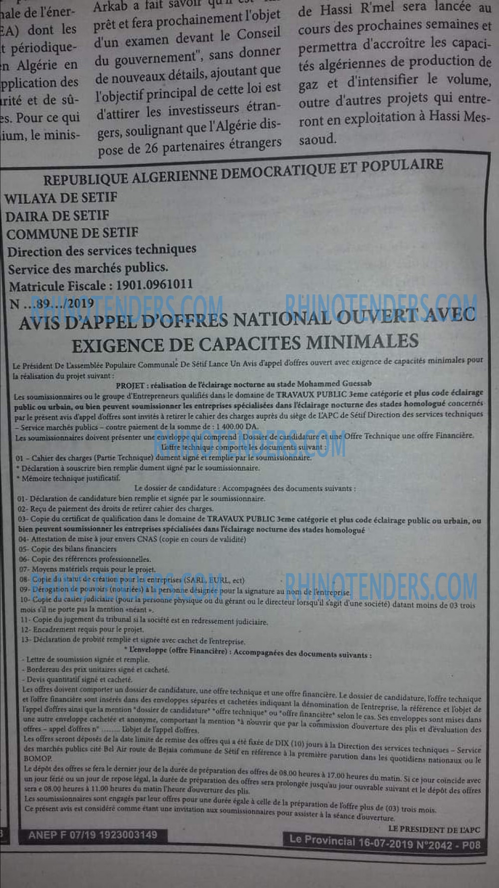 LE PROVINCIAL