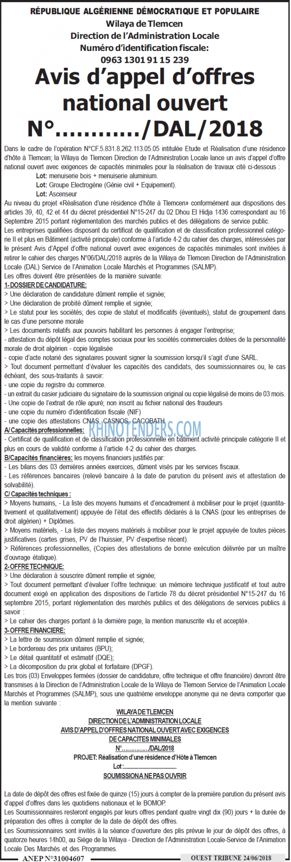 ouest TRIBUNE