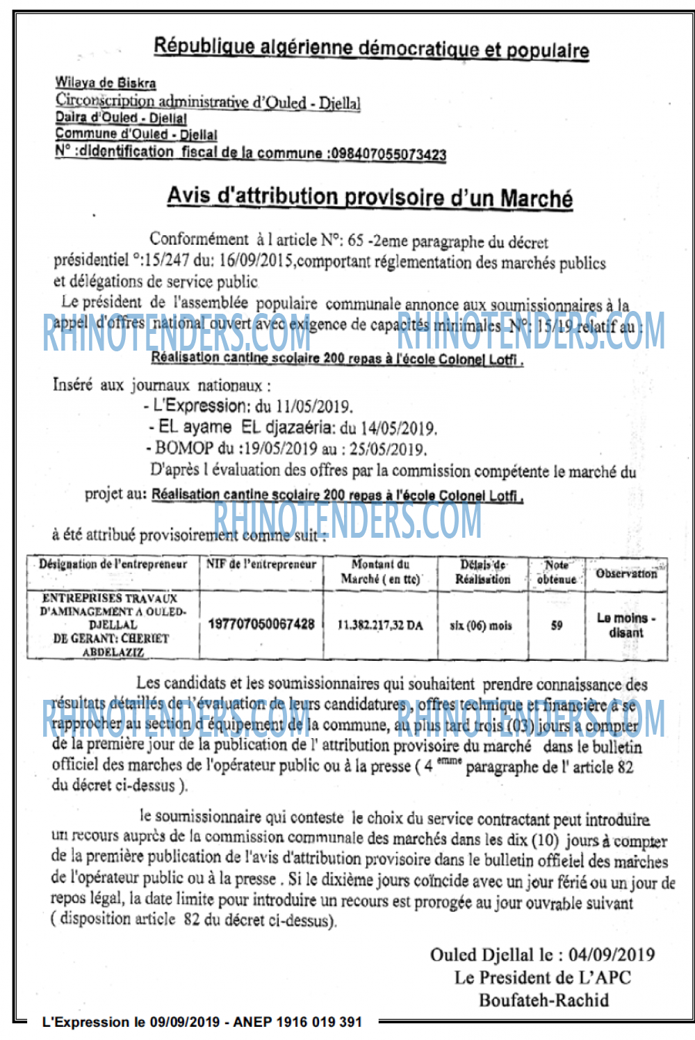 L'EXPRESSION