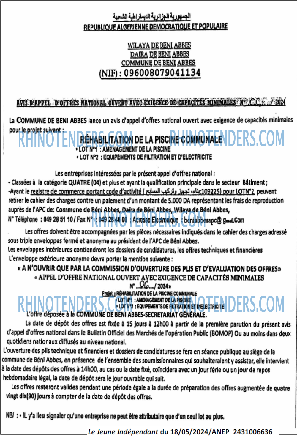 Jeune Independant