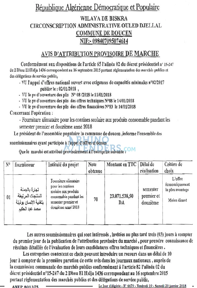 Le Jour d'Algérie