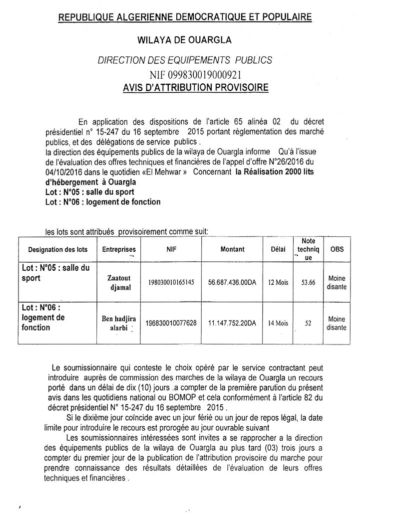 Le Jour d'Algérie