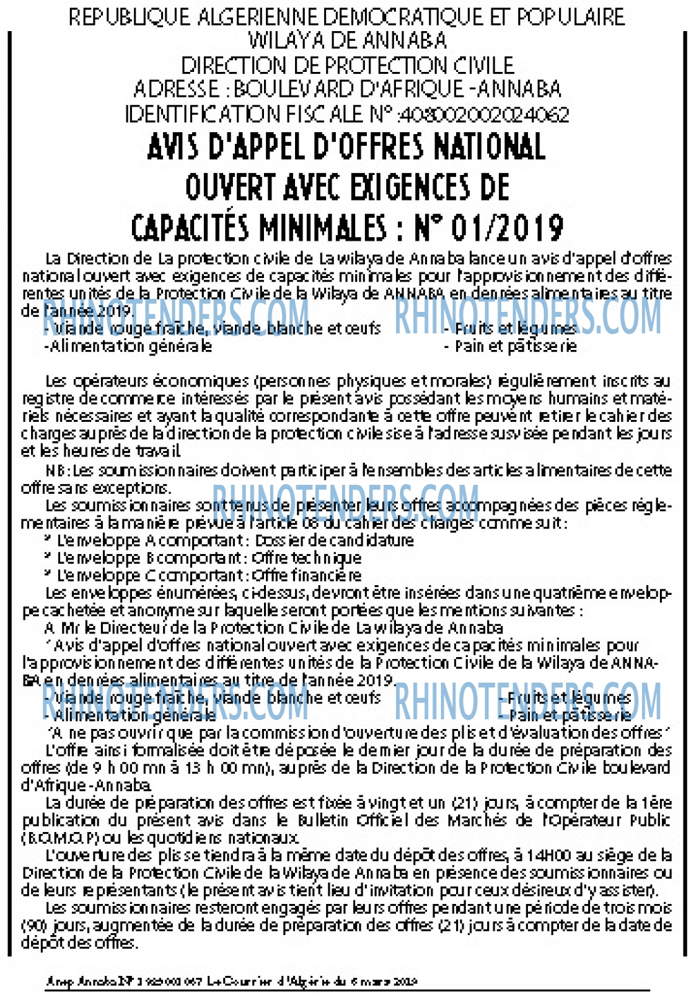 Le Courrier d'Algerie