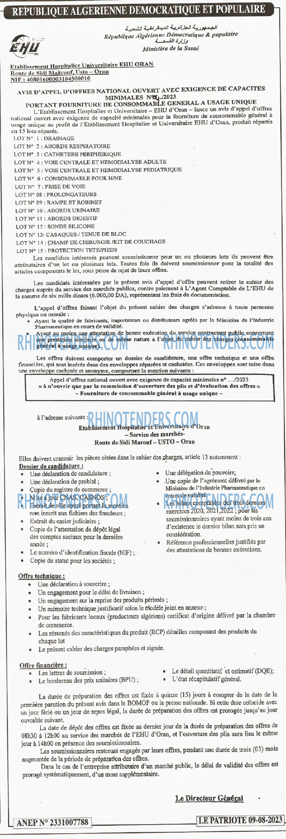 LE PATRIOTE