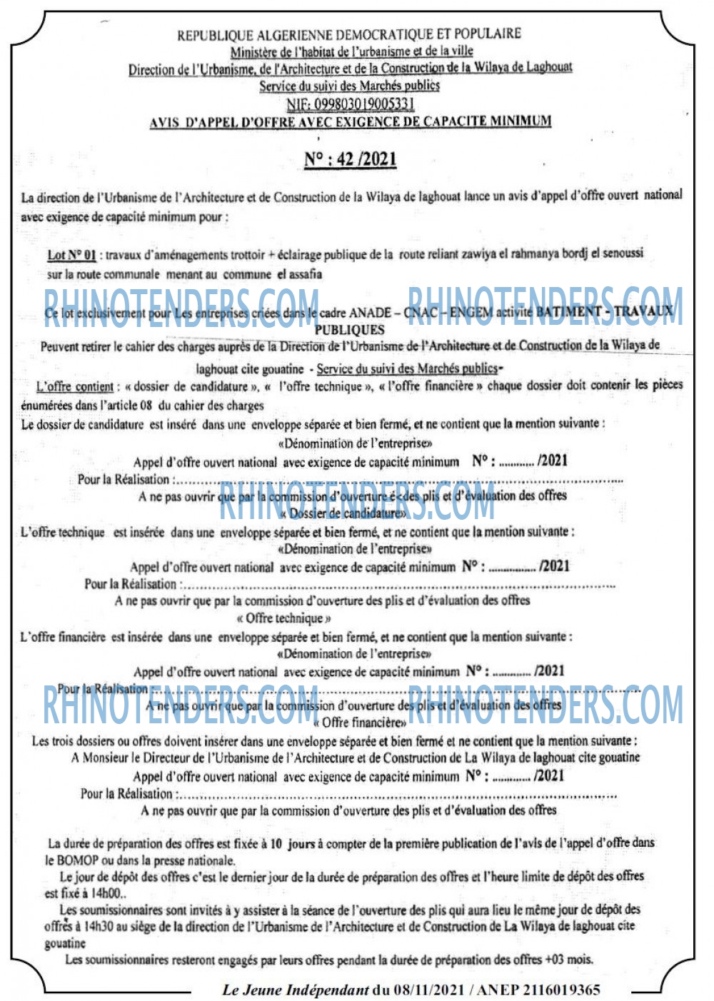 Jeune Independant