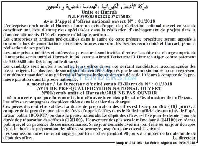 LE SOIR D'ALGERIE