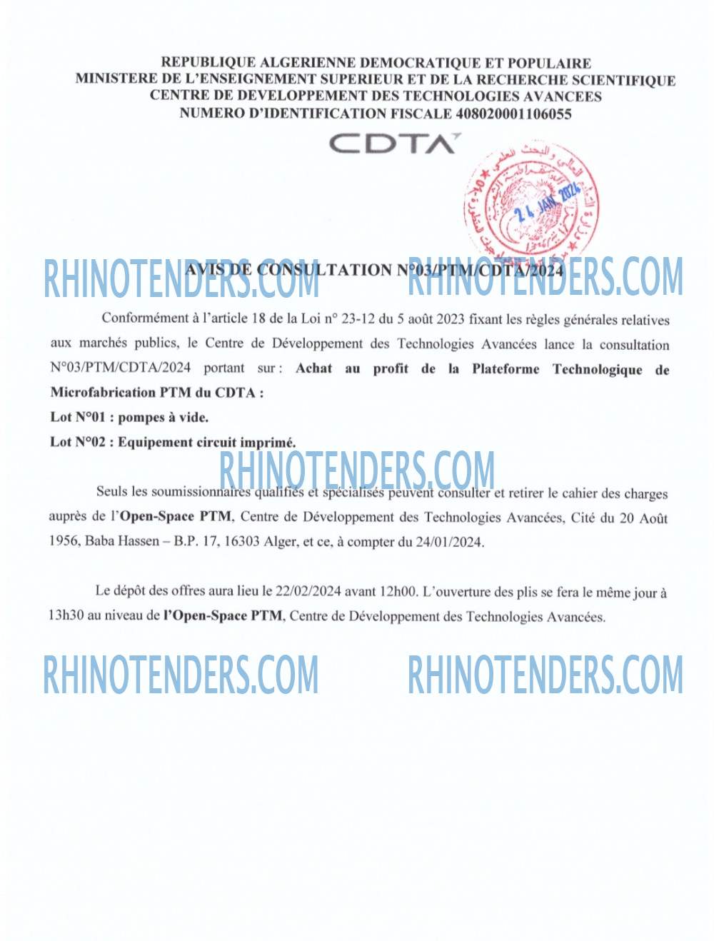 Rhinotenders