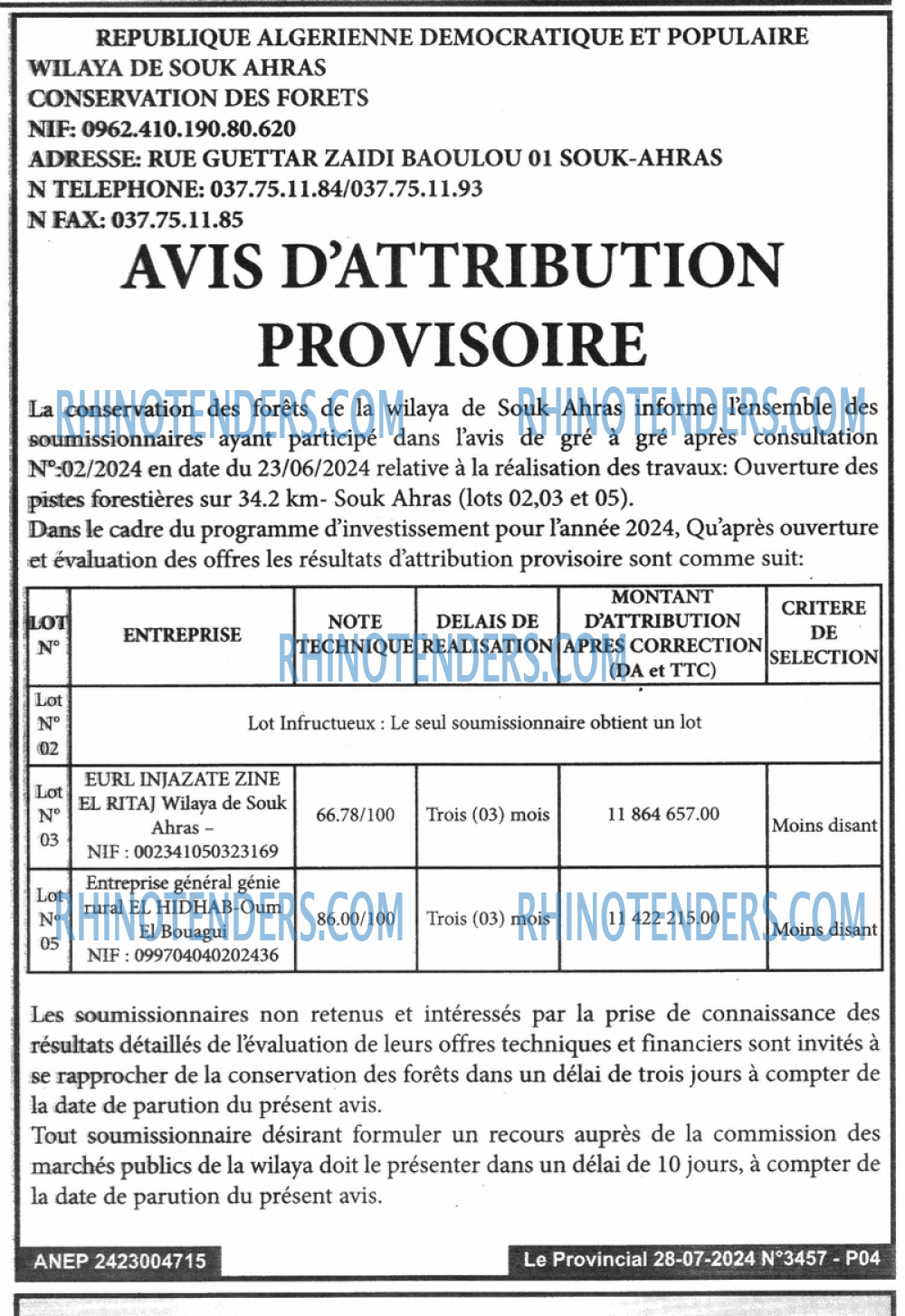 LE PROVINCIAL
