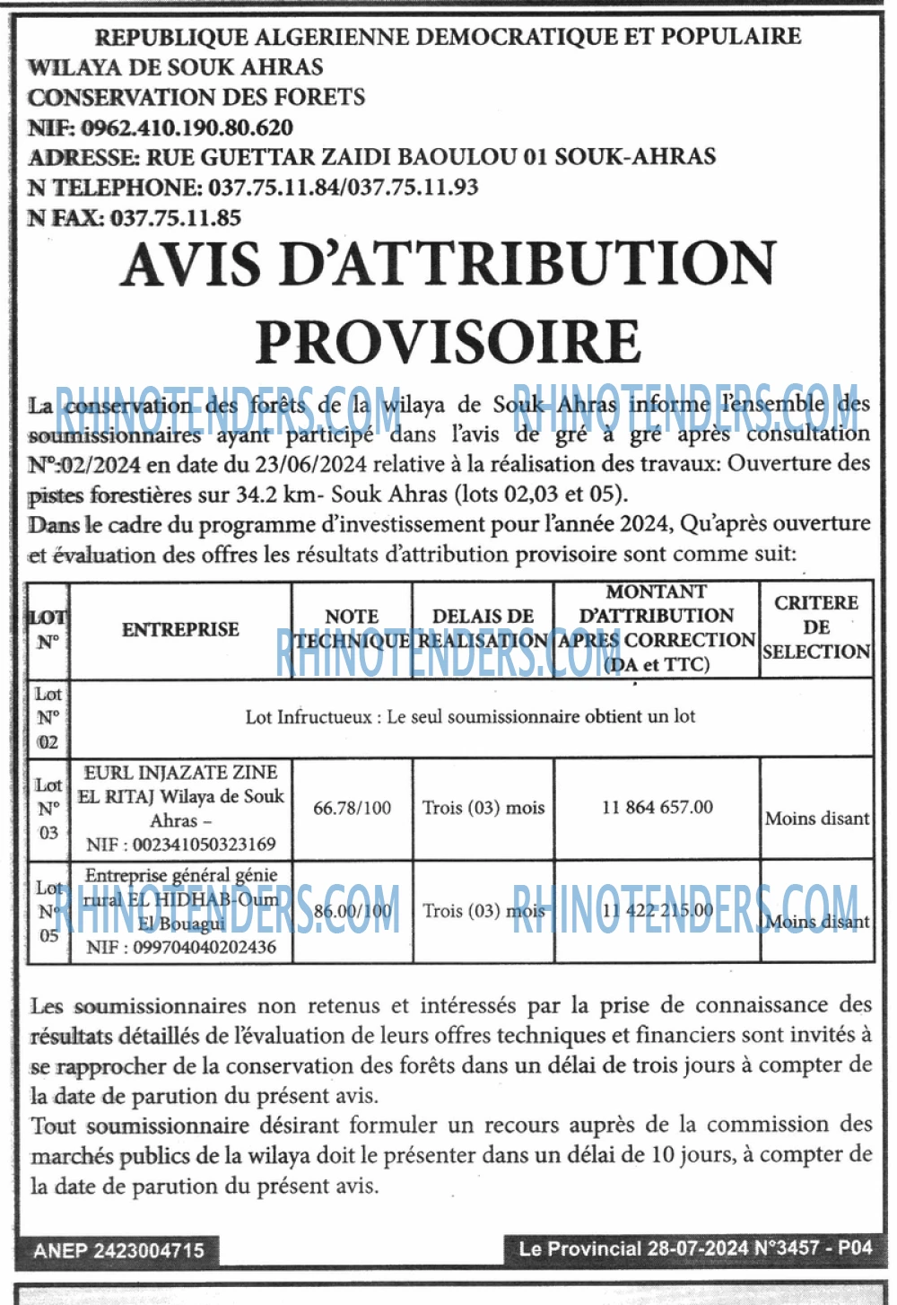 LE PROVINCIAL