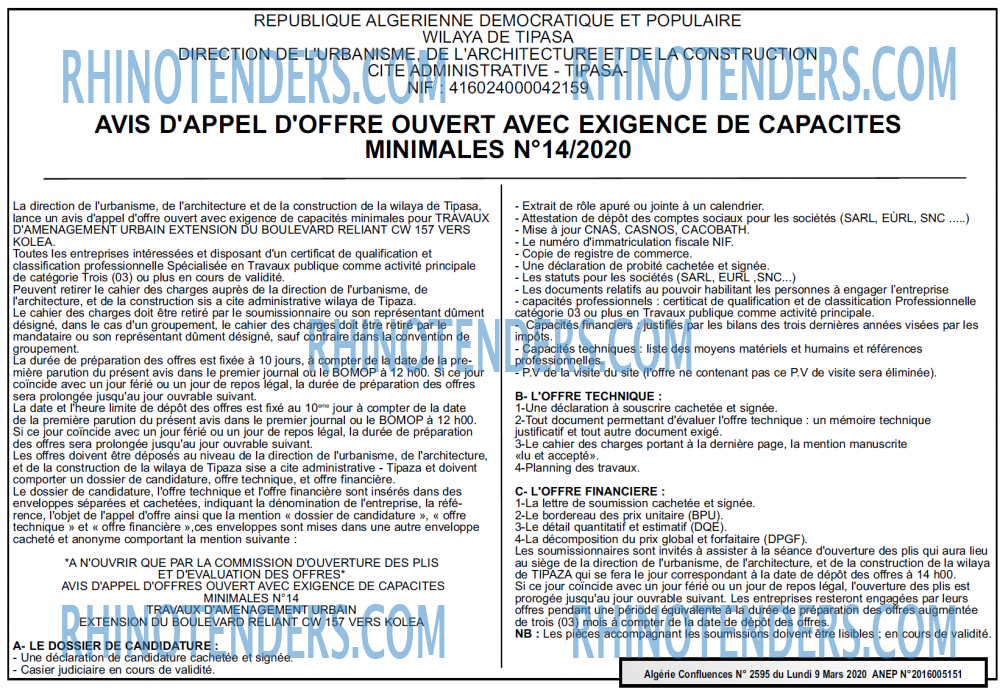 Algerie Confluence
