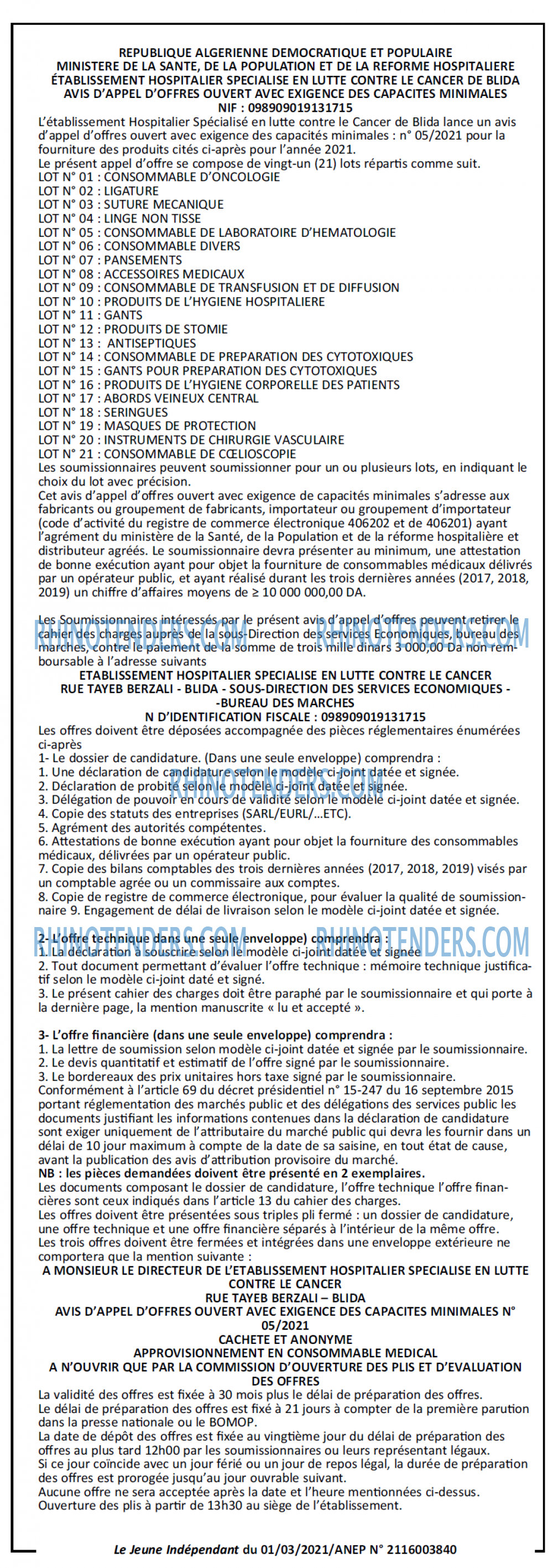 Jeune Independant