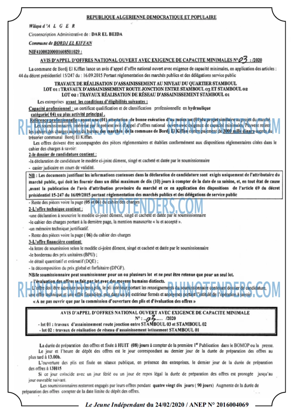 Jeune Independant