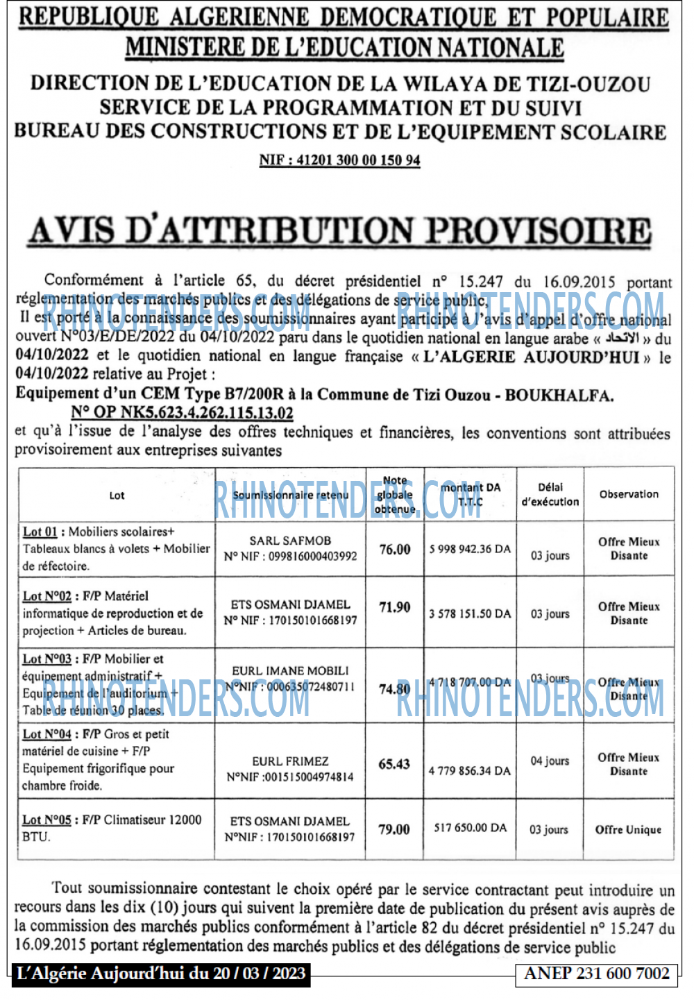 Aujourd'hui