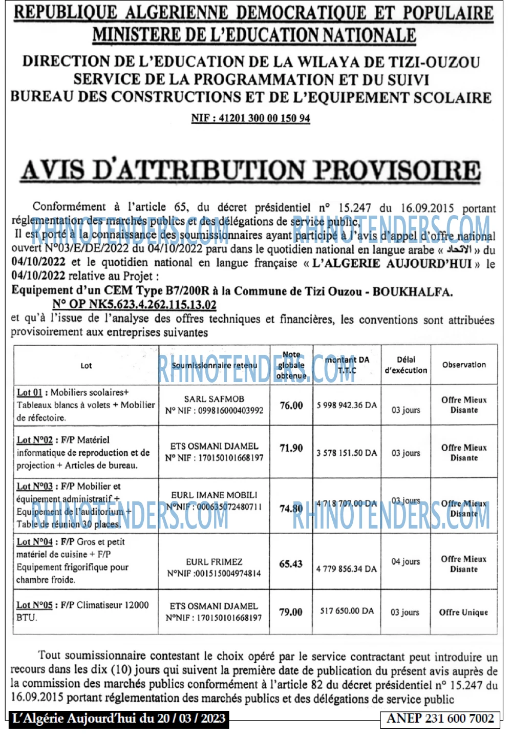 Aujourd'hui