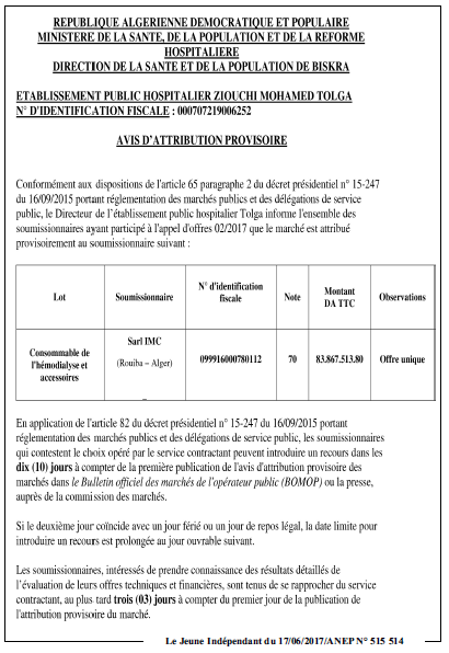 Le jeune indépendant