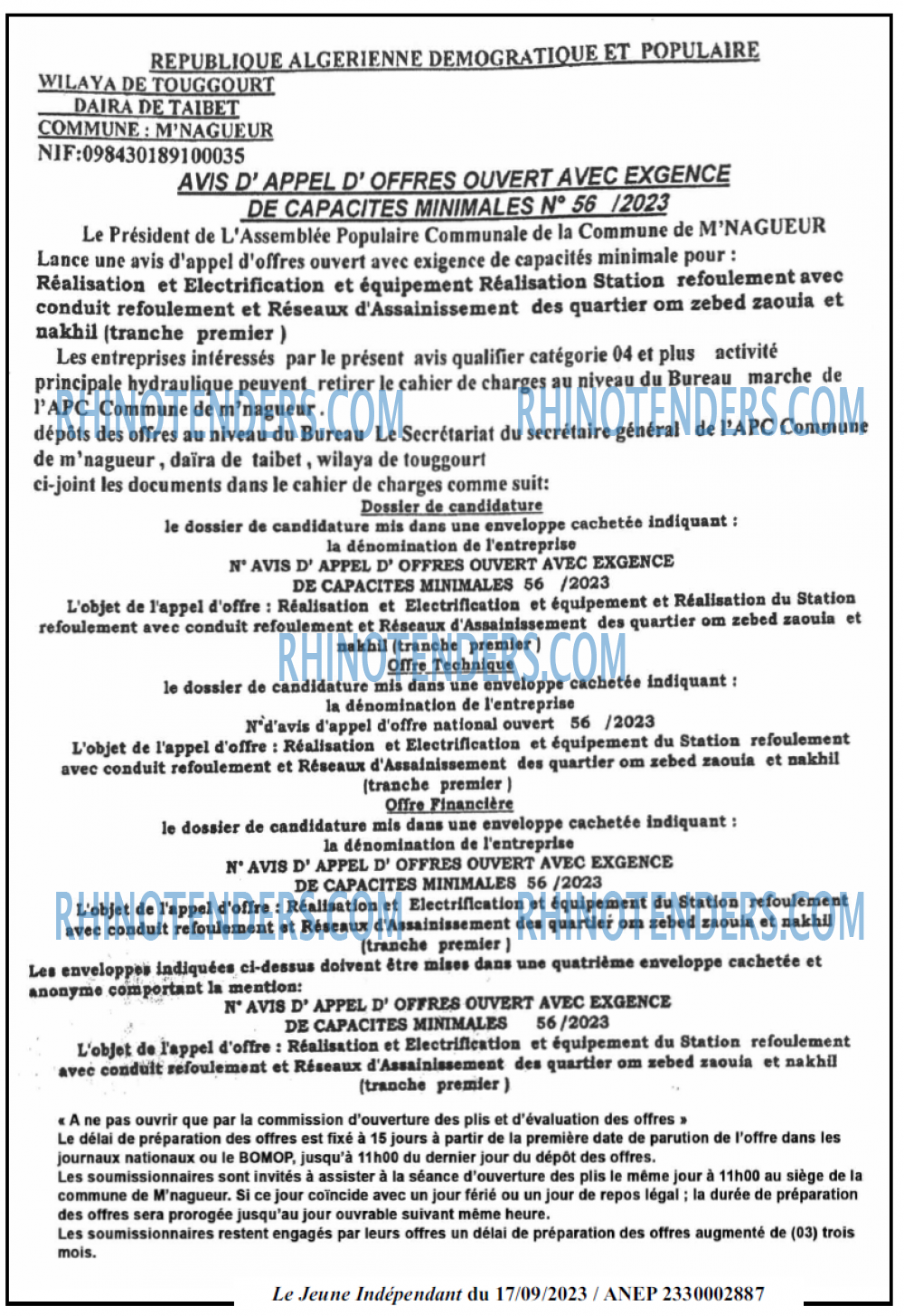 Jeune Independant