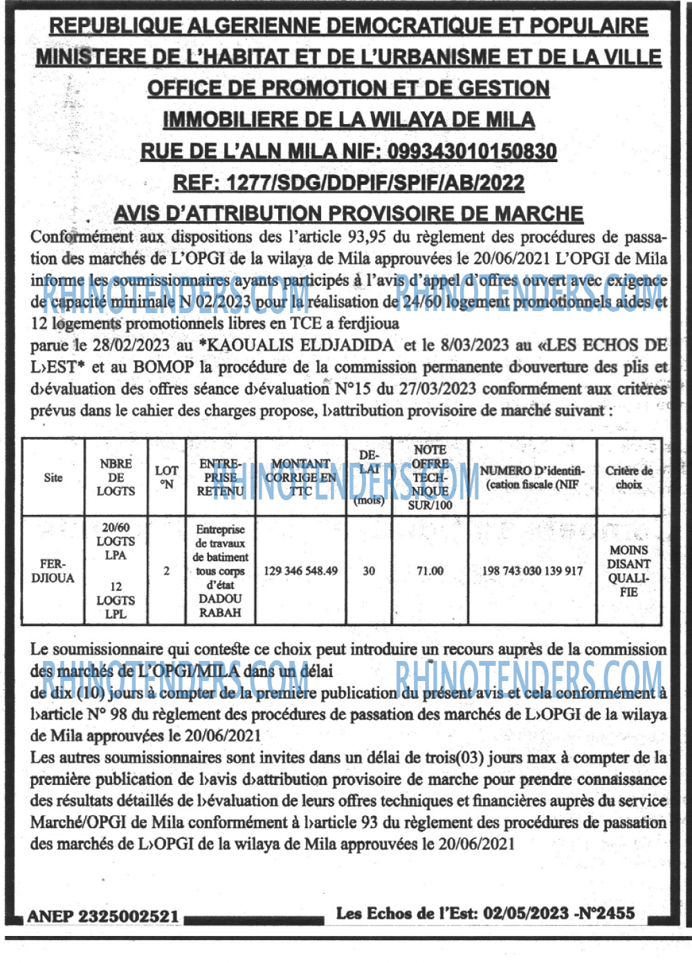 Les Echos de l'Est