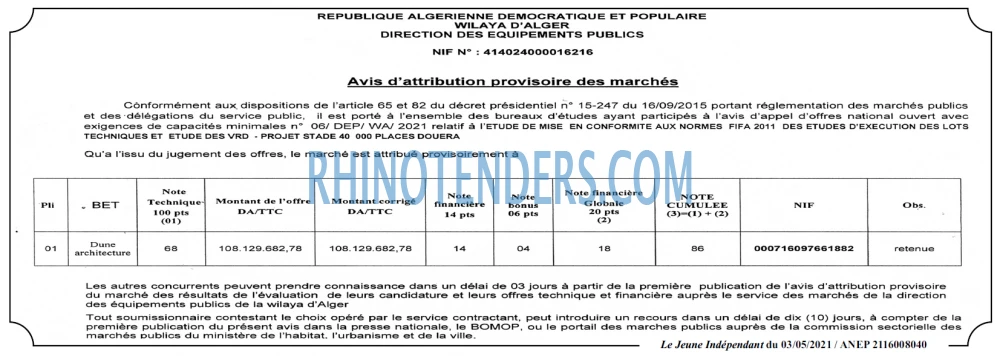 Jeune Independant