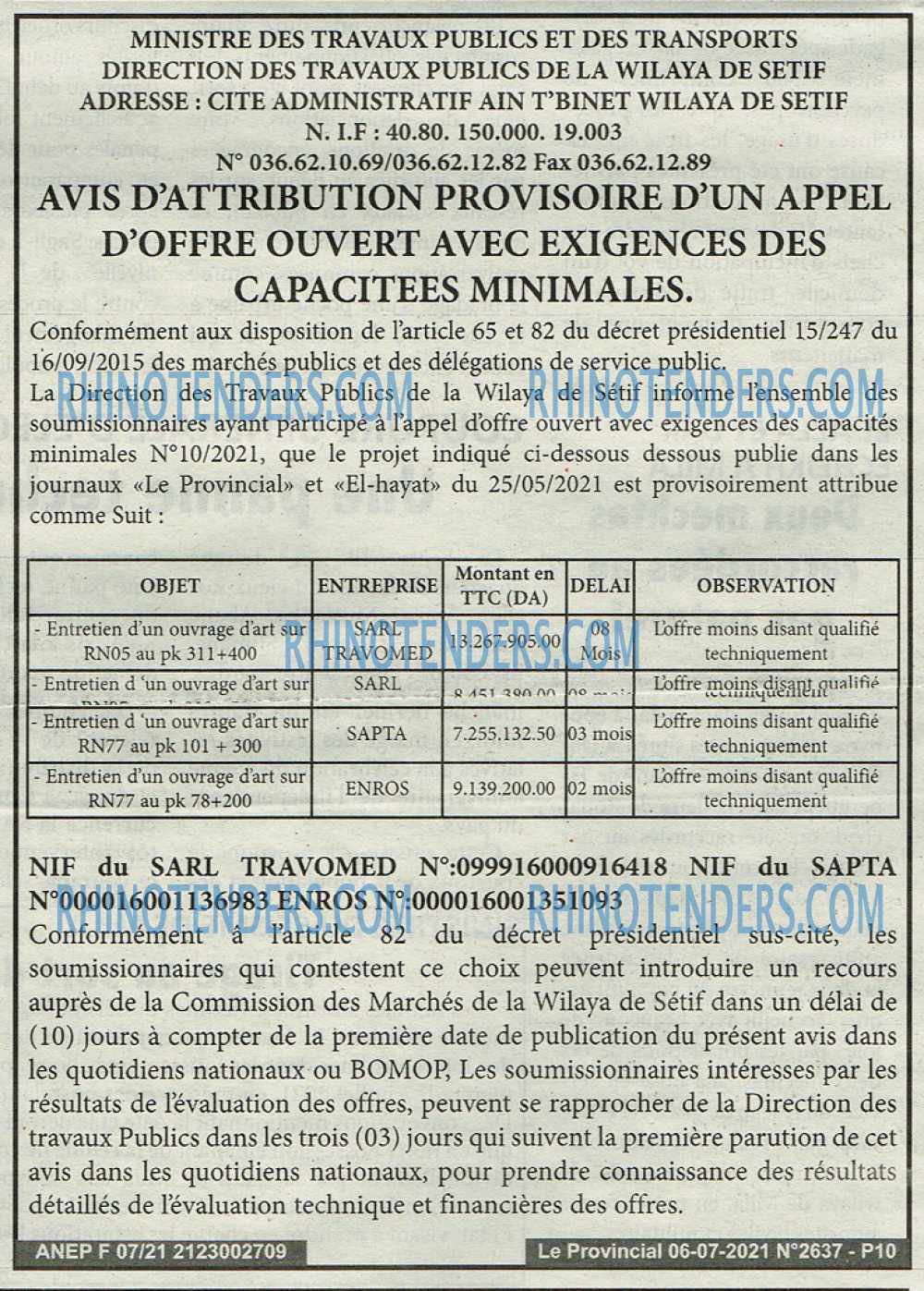 LE PROVINCIAL