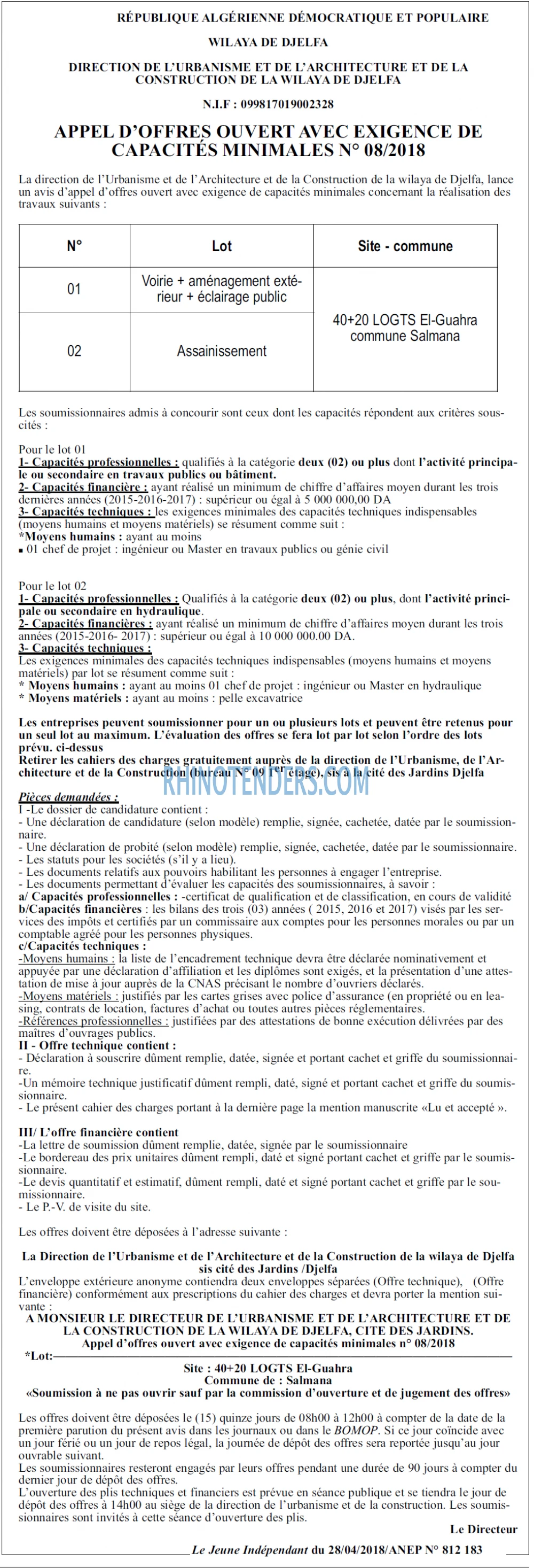 Le jeune indépendant