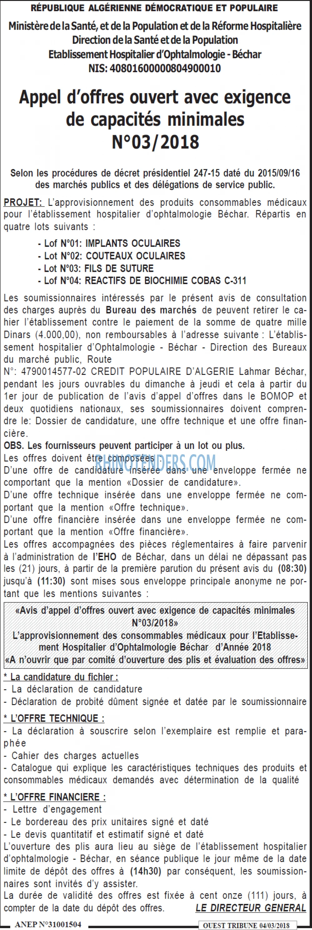 ouest TRIBUNE