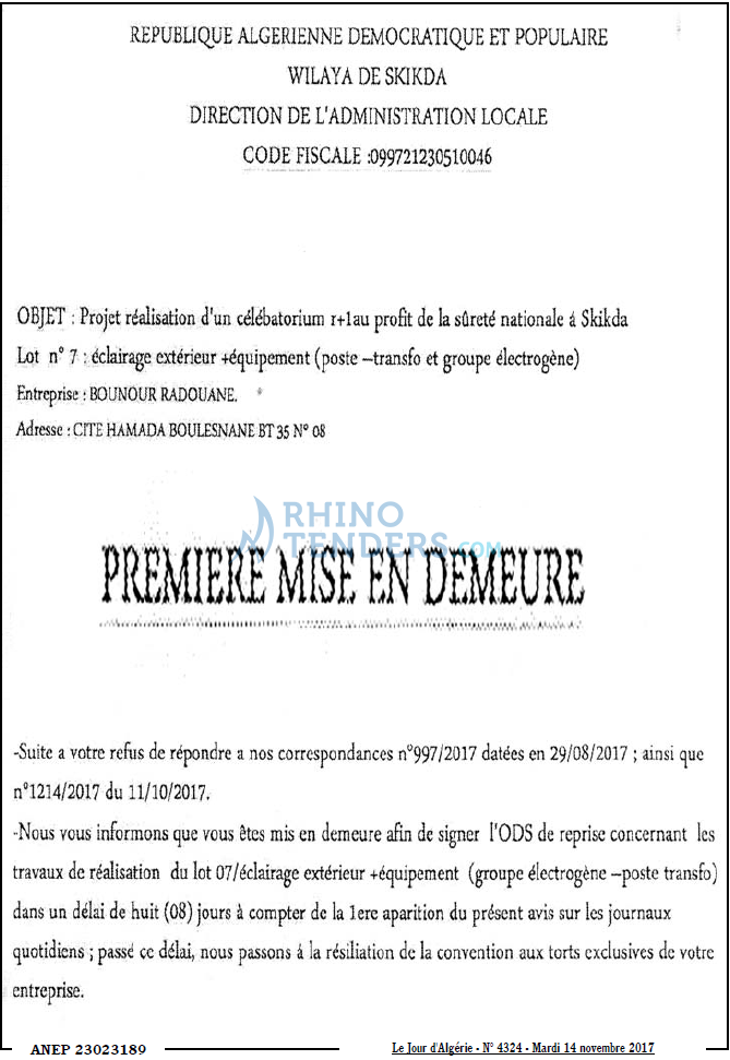 Le Jour d'Algérie