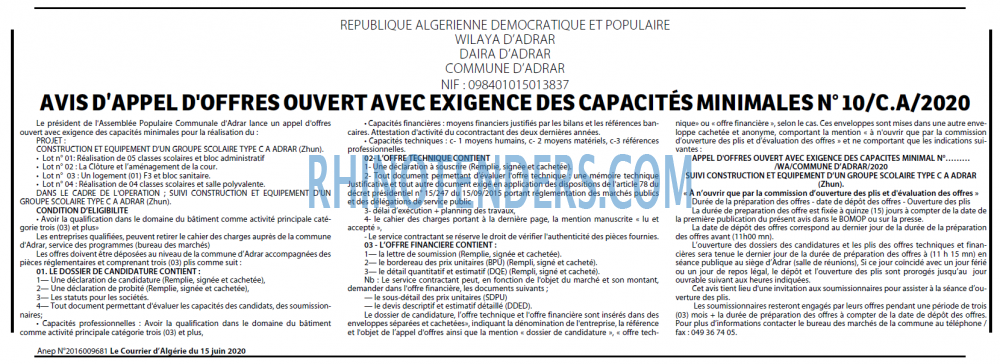 Le Courrier d'Algerie