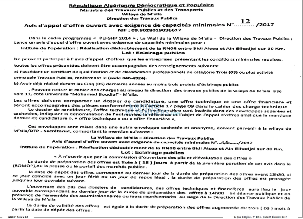 Le Jour d'Algérie