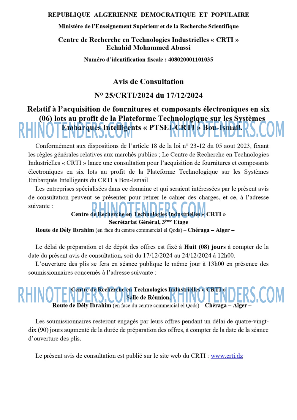 Rhinotenders