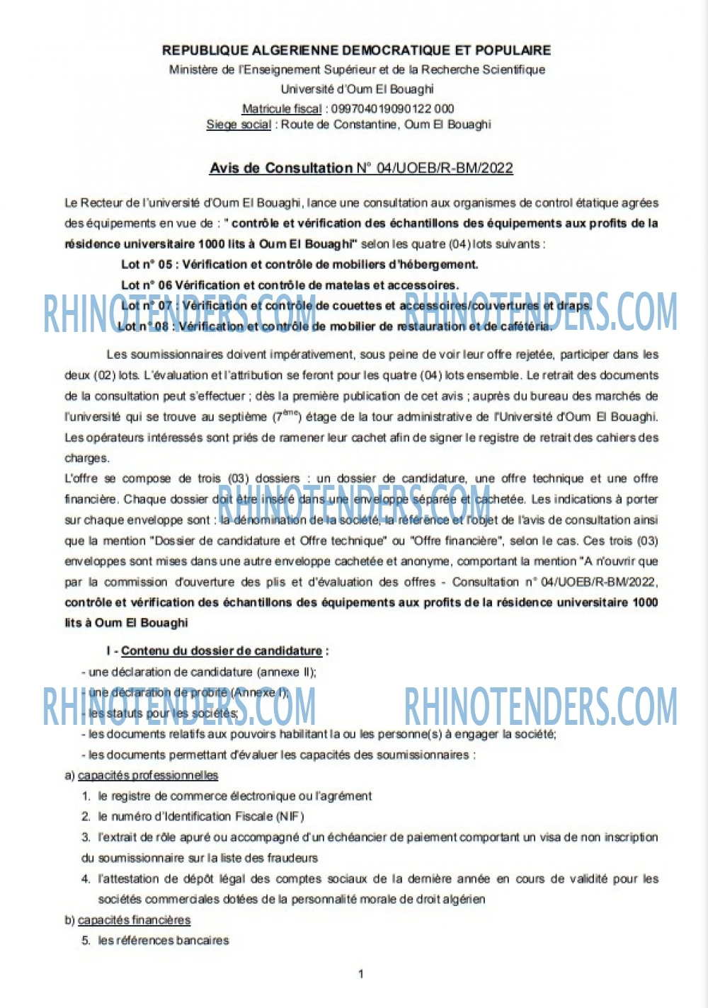 Rhinotenders