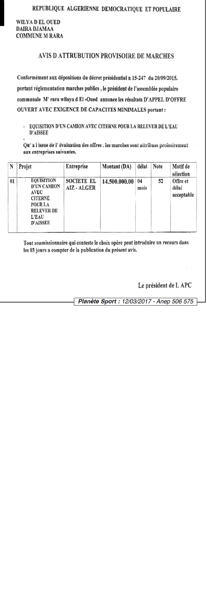 PLANETE SPORT