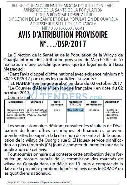 Le Courrier d'Algerie