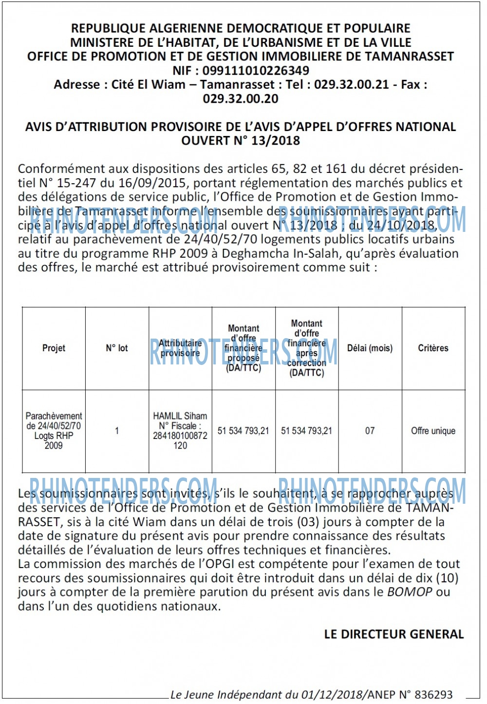 Jeune Independant