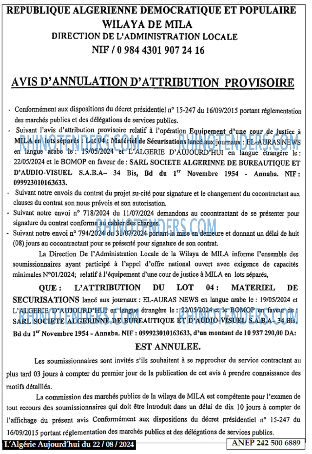 Aujourd'hui